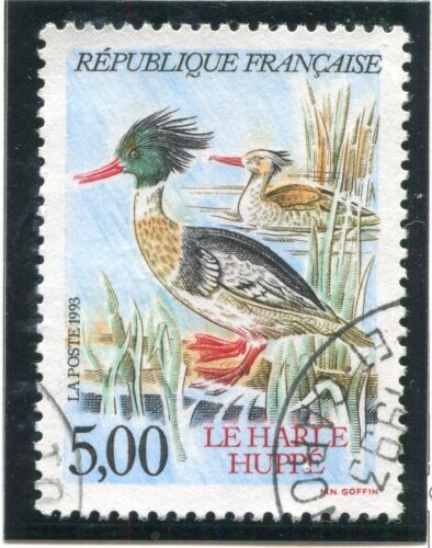 STAMP / TIMBRE FRANCE OBLITERE N°  2788 FAUNE / HARLE HUPPE  - Photo 1/1