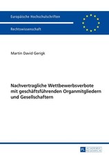 Nachvertragliche Wettbewerbsverbote mit gesch...