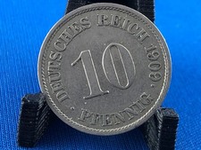 GERMANY EMPIRE  10 PFENNIG 1909 J    (A1/63)