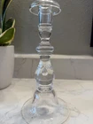 STEUBEN GLASS 1937 TEARDROP BALUSTER 10 3/4" TALL TAPER CANDLEHOLDER RARE SIZE