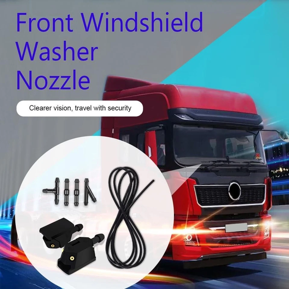 7 шт универсальных насадок для омывателя ветрового стекла 4 отверстия спрей стеклоочиститель рычаг струйная замена - Изображение 2 из 4