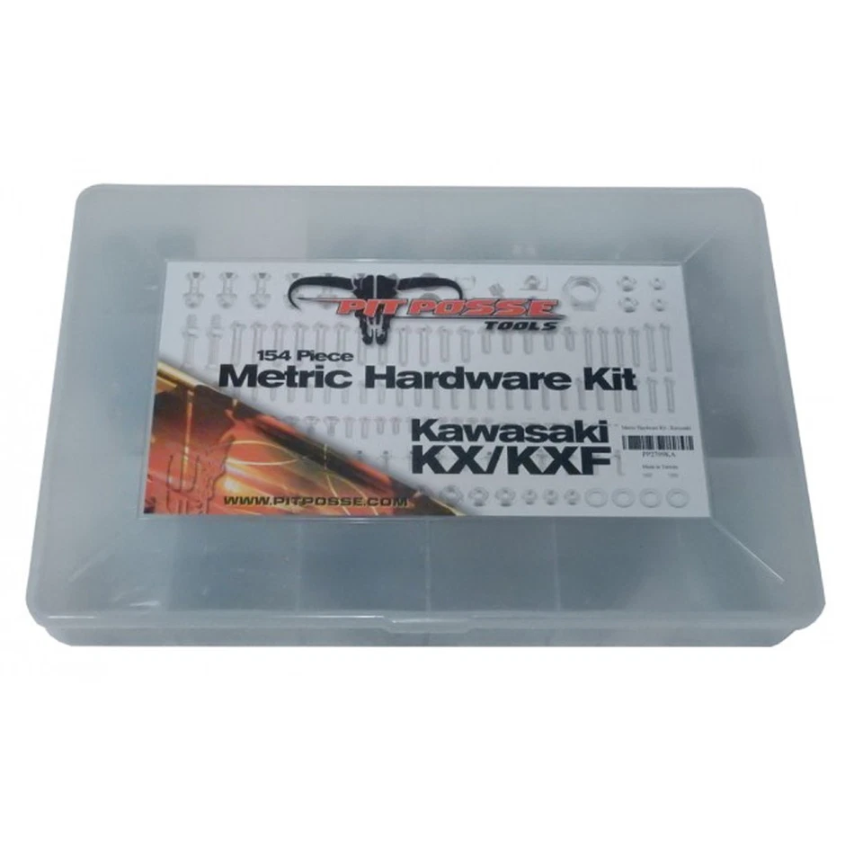 Kit de pernos surtidos Pit Posse PP2709KA Pro para Kawasaki KLX KX 2003-actual Foto 2 de 3
