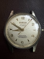 Vintage Ovation De Luxe 17 Jewels Swiss Mechanical Watch Ref 473 29 Red Arrow