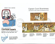 A very nice condition Australian Captain Cook 1970 Mini sheet FDC