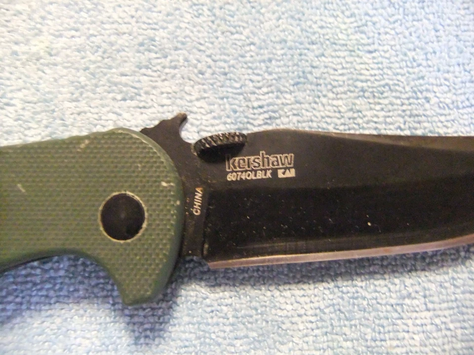 Kershaw 1670GBBLKST Ken Onion Drop Point Blur с 1/2 зазубренным лезвием - Изображение 4 из 4
