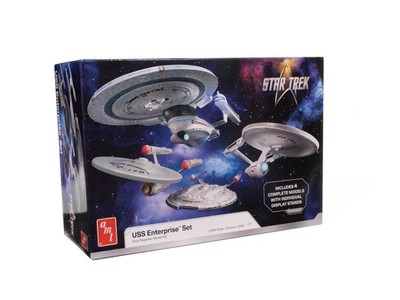 Star Trek USS ENTERPRISE 1701 Set-4 MODEL KIT 1:2500 Scale AMT 1485 Brand New