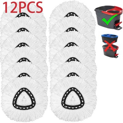 4~12 pieces，Mop accessories for O-Cedar/Vileda microfiber easy-twisting mops