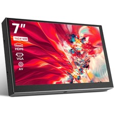 Monitor video HDMI/VGA/AV 7 pollici 5V/2A piccolo computer portatile gioco PC display