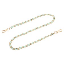 39" Purse Strap with Buckle for Shoulder and Cross Body Light Green Gold 