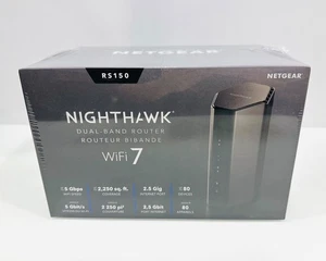 Nouveau scellé NETGEAR Agriculteurs de nuit RS150 Wi-Fi 7 Routeur BE5000 Double bande 5Gbps
