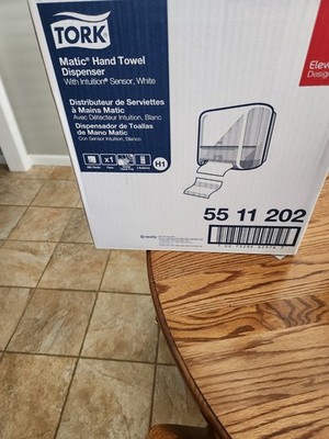 TORK INTUITION 5511202 HAND TOWEL ROLL DISPENSER H-1 WHITE  New Open Box