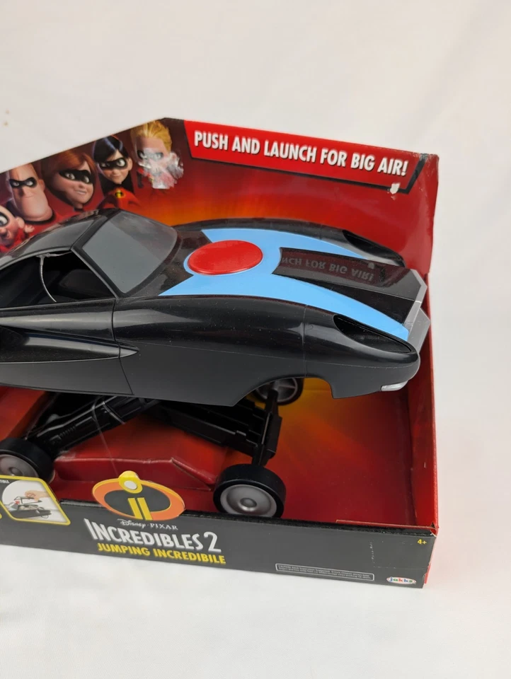 Los Increíbles 2 Salto Increíble Coche Vehículo Empuje Lanzamiento Función Disney Nuevo en Caja Foto 3 de 4