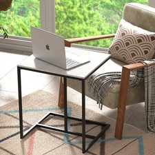 Modern C Shaped Sofa Side Table