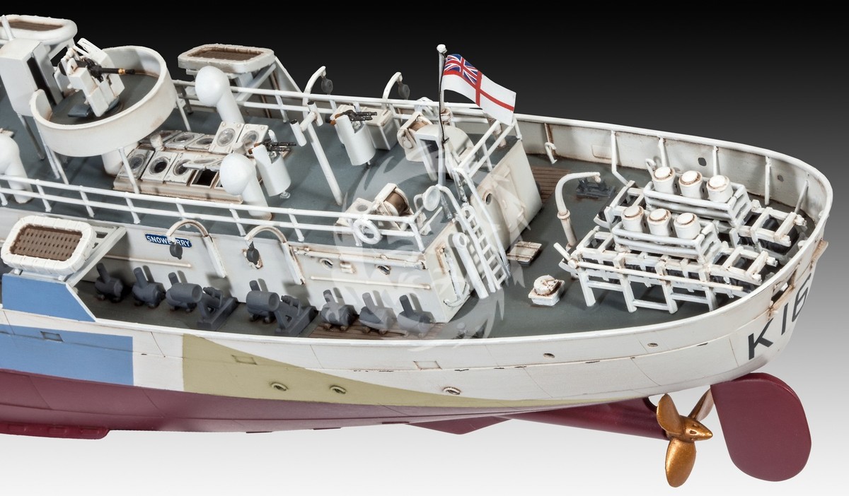 Flower Class Corvette HMCS Snowberry - Revell 05132 skala 1/144 | eBay