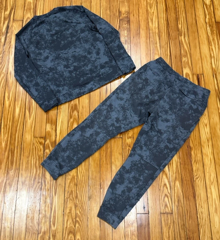 Conjunto de sudadera y jogger Lululemon City de felpa francesa para hombre medio tie dye Foto 2 de 4