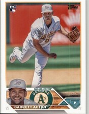 2023 Topps Update Garrett Acton Rookie #US192 RC Oakland Athletics
