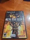 Metal Gear Solid 3: Snake Eater PlayStation 2 PS2, 2004  CIB Tested Ships Free