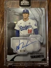 2026 Topps Chrome Black Yoshinobu Yamamoto Ivory Autographs (Raw)