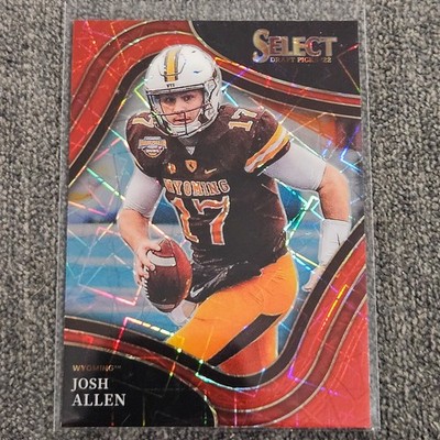 2022 Panini Select Draft Josh Allen Field Level Red Laser Prizm #169 Bills