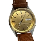 Vintage Pulsar Seiko Quartz Watch - Y513-805Y - Leather Band New Battery