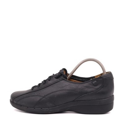 Clarks Damen Unstructured Schnürschuhe Schwarz Vibramsohle Komfortschuhe EU 39,5