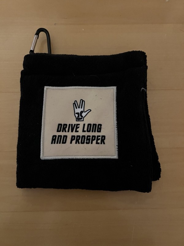 Drive Long & Prosper Star Trek Inspired Golf Ball Storage Bag
