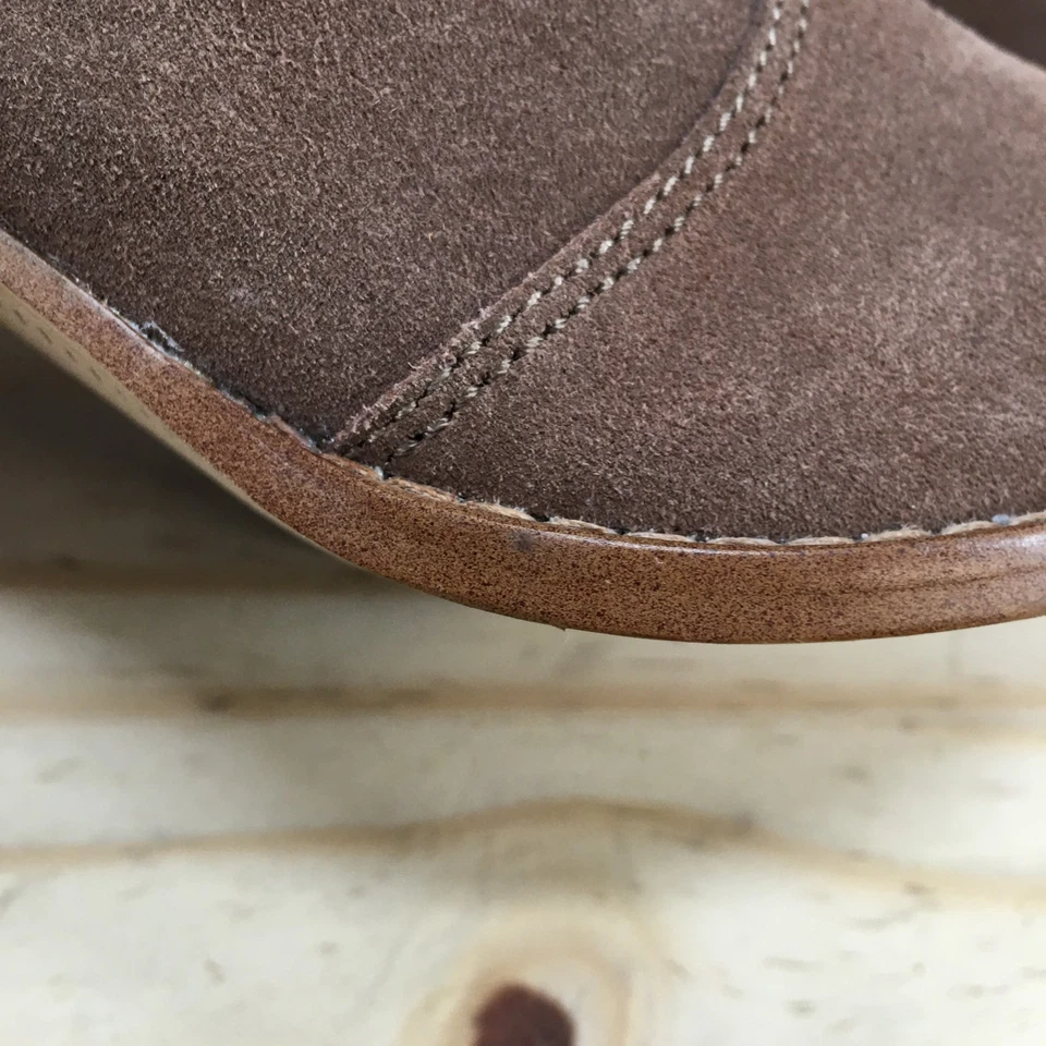 Botas esplêndidas femininas 7,5M Lakota Western puxar no tornozelo botas marrom camurça salto - Imagem 4 de 4