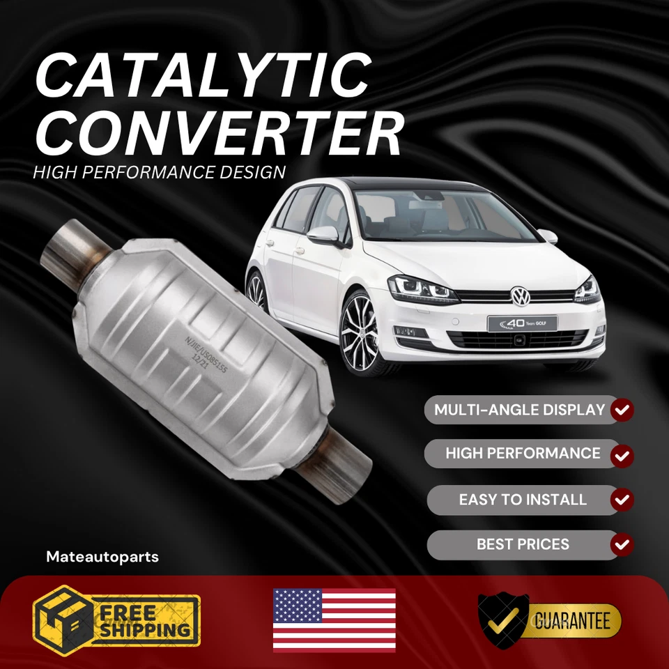 Conversor catalítico Volkswagen Golf 2,25" alta qualidade melhores materiais para todos - Imagem 2 de 4