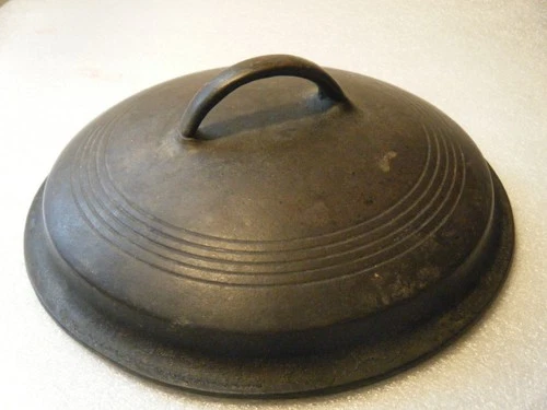 Vintage Wagner Ware Sidney Cast Iron Dutch Oven Lid ONLY 1268 B Drip Drop 10.5"