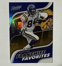 2023 Panini Prestige Randy Moss Franchise Favorites Xtra Points Blue #/249