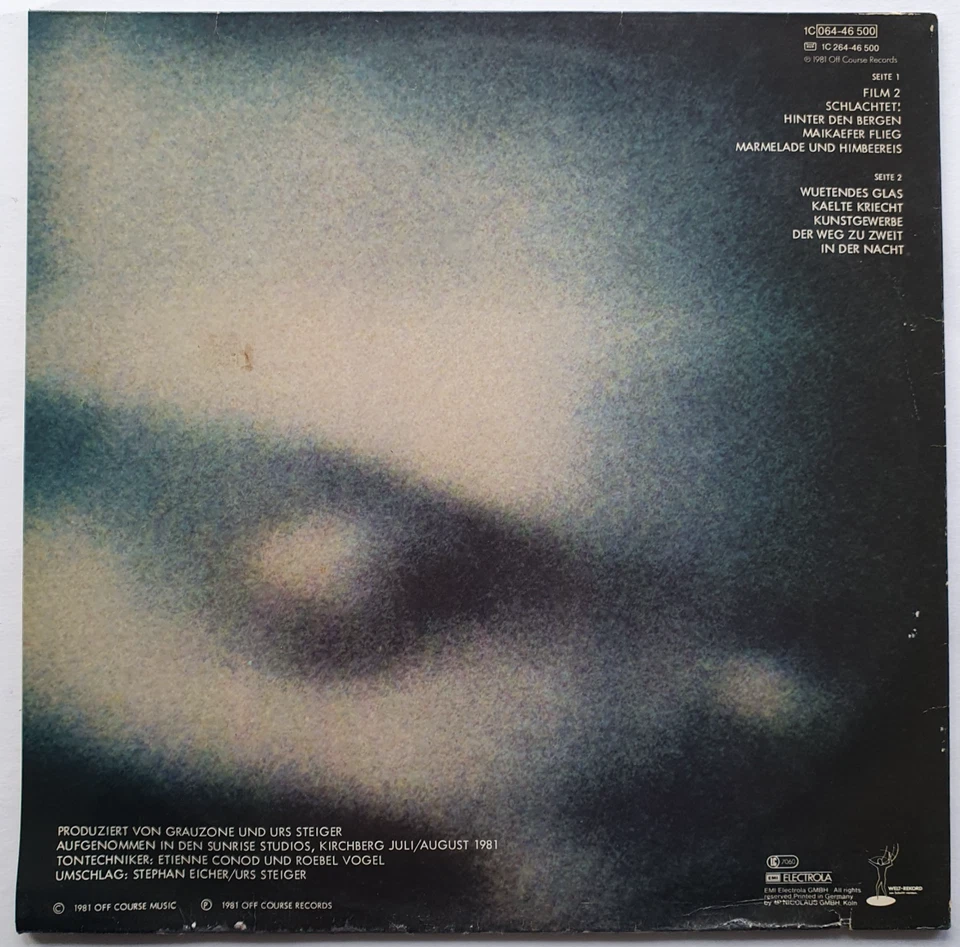 Grauzone – Grauzone (Vinyl, 1981), OIS mit Texten, sehr gut (VG++) - Bild 2 von 4