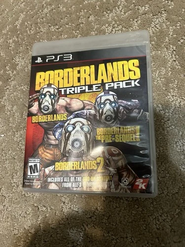 Borderlands Triple Pack (Sony PlayStation 3, 2015) CIB Clean Fast Shipping