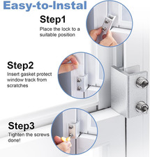 Sliding Window Locks,For Horizontal Sliding Windows,Window Security Lock with...