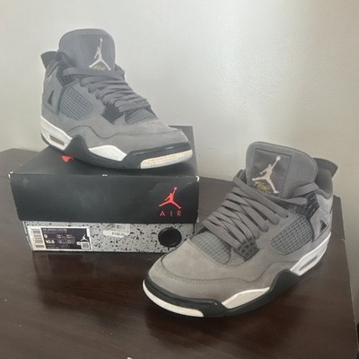 Jordan Air Jordan 4 Retro Cool Grey 2019 Mid-Top Sneakers Gray/Black
