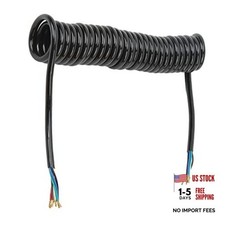 Trailer Extension Wiring Cable, Trailer Extension Coiled Cable 12.8ft 20AWG 7