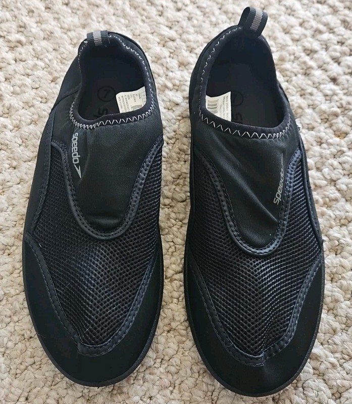 Speedo Water shoes Mens Surfwalker Black Size 7 Mesh