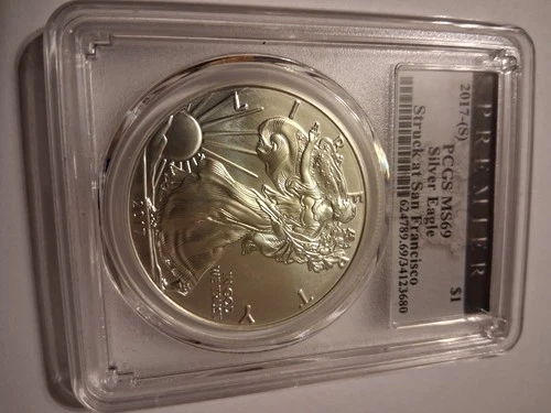 US Mint PCGS MS-69 2017-S American Silver Eagle