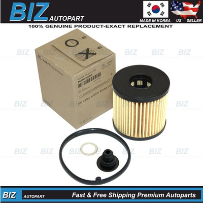 #ad Genuine Oil Filter Kit for 20 25 Hyundai Elantra Kona Sonata K4 2.0L 26350 2J001 $10.00