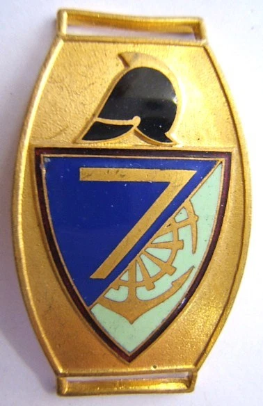 WW2 7° BG Génie Guerre 1939 Plaque de Bracelet identité France ORIGINAL DOG TAG - Photo 4/4