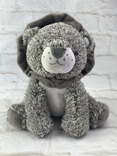 Carters Baby Lion 2018 Brown Grey Gray Sitting 9" Plush Stuffed Animal Lovey Toy