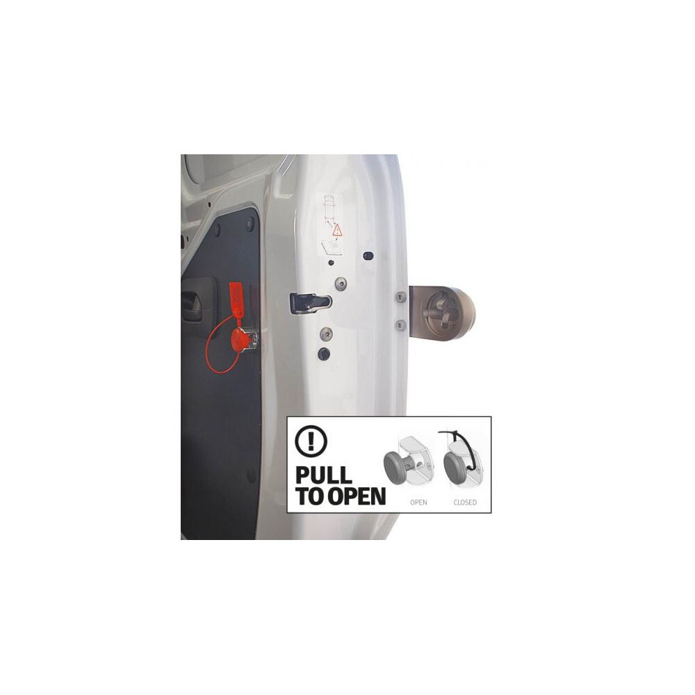 Serrure antivol utilitaire Gatelock PRO simple en acier cémenté pour fourgonnette - 4