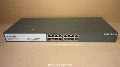Belkin F5D5131-16 Fast Ethernet Network Switch 16-Port 10/100 RJ-45