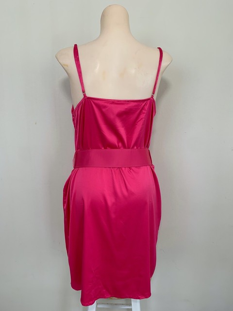 Zara Women Satin Effect Mini Dress Pink Fuchsia Size M #4053 7901 451 630 for sale online | eBay