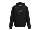 W Anchor Gold Embroidered Hoodie Funny Rude Hoody Wanker Present Gift