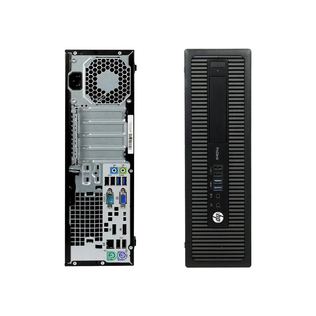 Refurbished HP ProDesk 400 G3 SFF i5-6400 2.7GHz 8GB 256GB SSD Windows 10  Pro