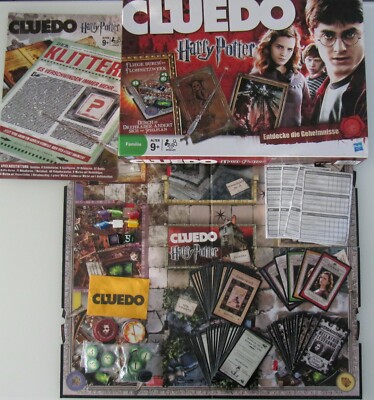 Top Condition: Harry Potter Cluedo! The Red Hasbro Edition! 100% Complete!!