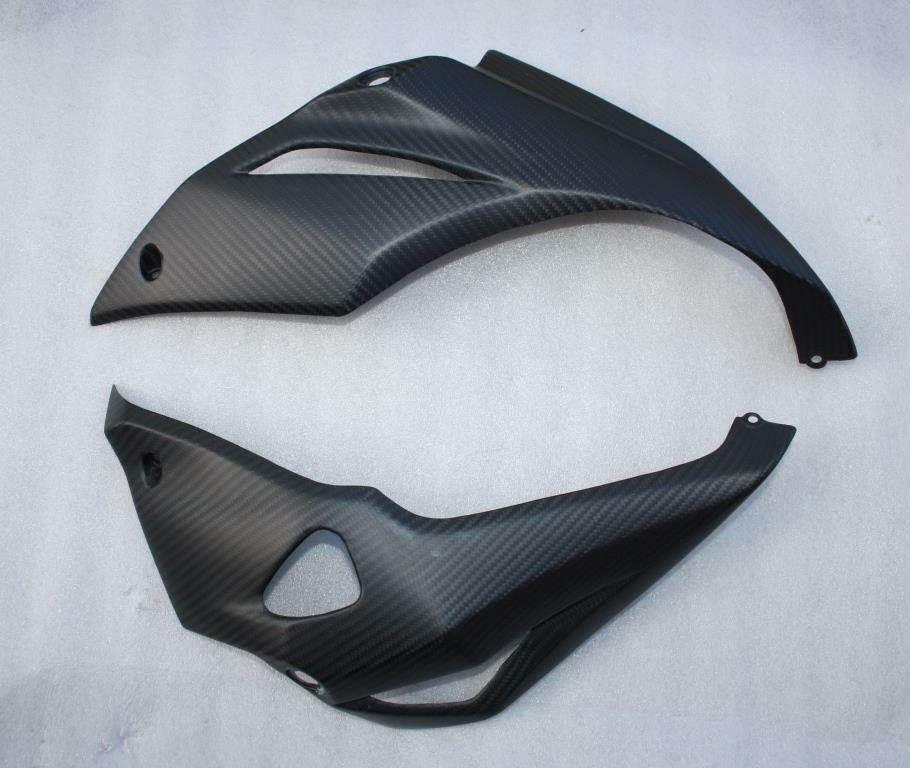 Sabot moteur Z1000 carbone mat évite les projections Kawasaki 2014