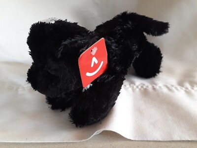 Aurora - Small Black Mini  8'' Onyx  Green Eyes