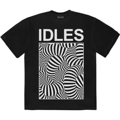 Idles 'Psych Tubes' Schwarzes T-Shirt - NEU & OFFIZIELL!
