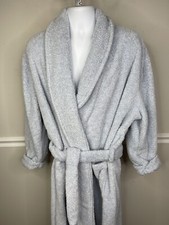 Alexander del Rossa Robe Plush Fleece Blue soft Men  s L/XL Unisex plush